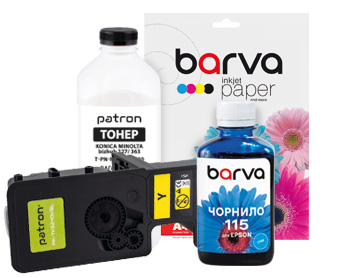 Витратні матеріали власних брендів Patron та Barva