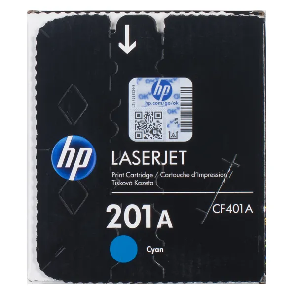 Картридж 201A блакитний HP (CF401A) - Фото 3