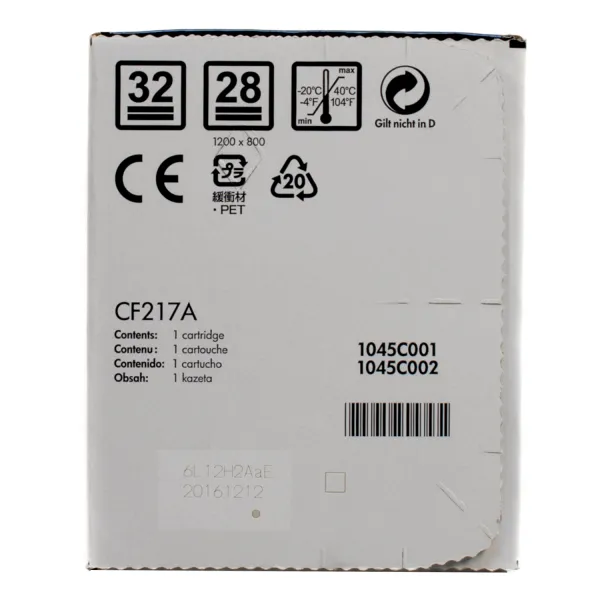 Тонер-картридж 17A чорний HP (CF217A) - Фото 2