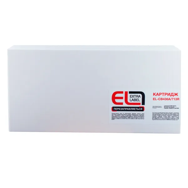 Картридж сумісний HP 36A (CB436A)/Canon 713 Extra Label (EL-CB436A/713R)