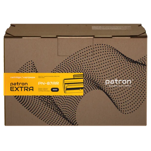 Картридж совместимый HP 87A (CF287A) Extra Patron (PN-87AR) - Фото 2