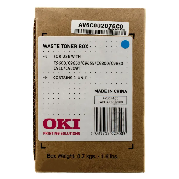 Контейнер для відпрацьованого тонеру C9600 Oki (42869403) - Фото 3