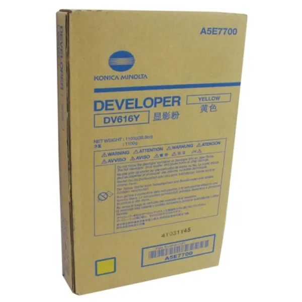 Девелопер DV616Y желтый Konica Minolta (A5E7700)