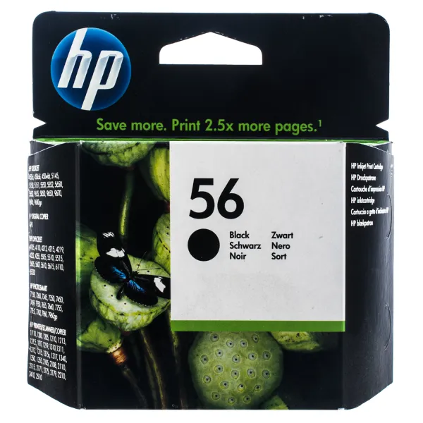 Картридж №56 чорний HP (C6656AE) - Фото 4