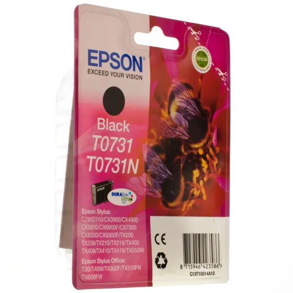 Картридж T07314А/T10514A чорний Epson (C13T07314А10/C13T10514A10)