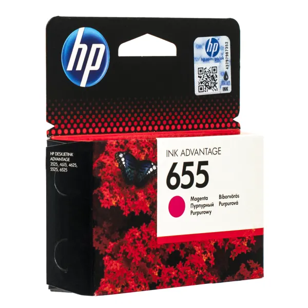Картридж №655 600 арк, пурпуровий HP (CZ111AE)