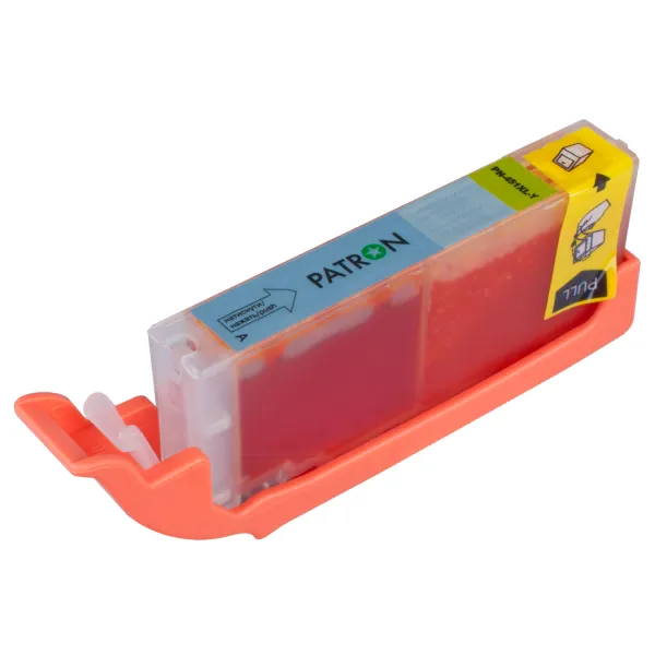 Картридж сумісний Canon CLI-451Y XL (6475B001) 685 арк, жовтий Patron (PN-451XL-Y) - Фото 4