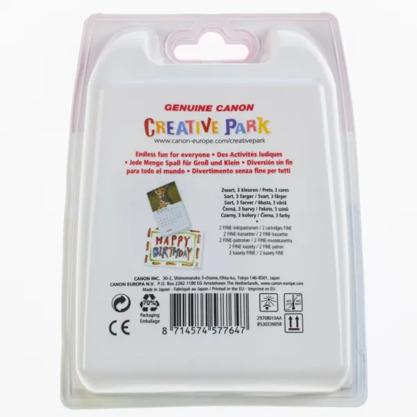 Комплект картридж PG-510 чорний + картридж CL-511 кольоровий + папір 50 л Canon (2970B017) - Фото 3