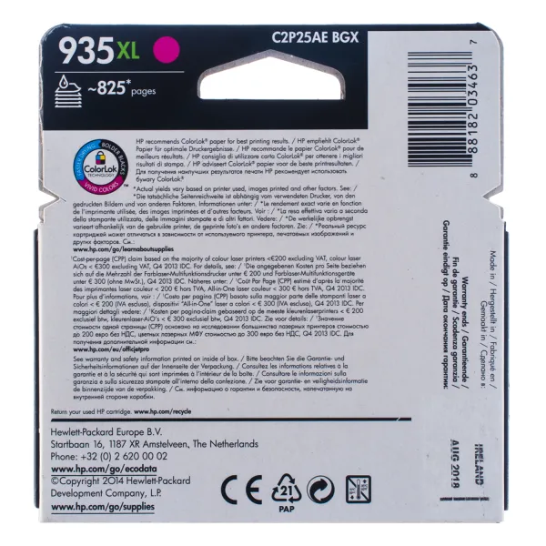 Картридж №935XL 825 арк, пурпуровий HP (C2P25AE) - Фото 4