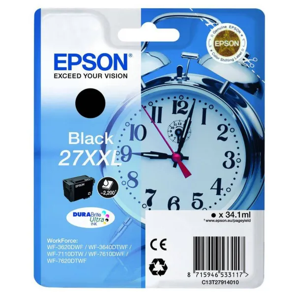 Картридж T279140 XXL чорний Epson (C13T27914020/C13T27914022)