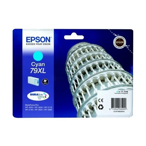 Картридж T790240 XL блакитний Epson (C13T79024010)