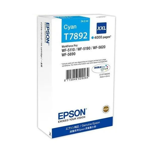Картридж T789240 XXL блакитний Epson (C13T789240)