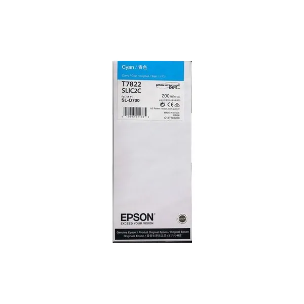 Картридж D700 блакитний Epson (C13T782200)