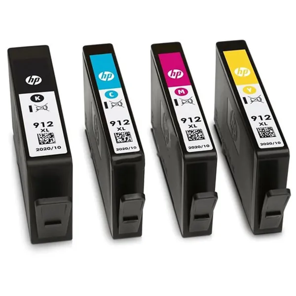 Комплект картриджів №912XL чорний, блакитний, пурпуровий, жовтий HP (3YP34AE) - Фото 2