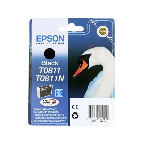 Картридж T08114A/T11114A черный Epson (C13T11114A10)