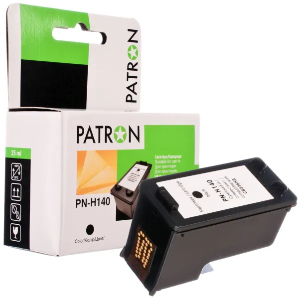 Картридж сумісний HP 140XL (CB335HE/CB336HE) 1000 арк, чорний Patron (PN-H140XL)