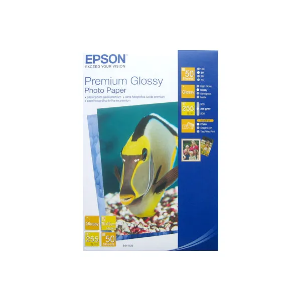 Фотобумага Premium Glossy 10x15 см, 50 л Epson (C13S041729)