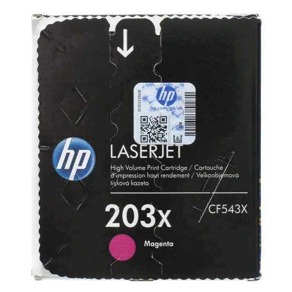 Картридж 203X пурпуровий HP (CF543X) - Фото 2