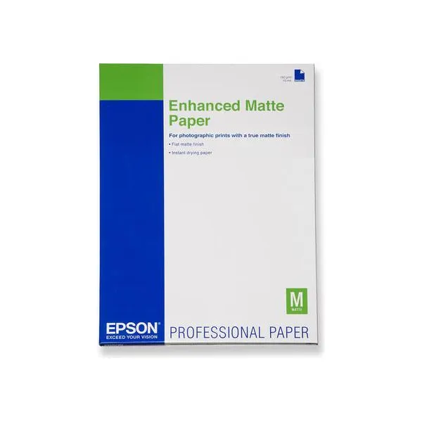 Фотопапір Enhanced Matte Paper A4, 250 арк Epson (C13S041718)