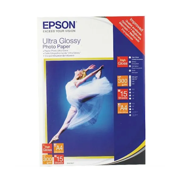 Фотопапір Ultra Glossy 10x15 см, 50 арк Epson (C13S041943)