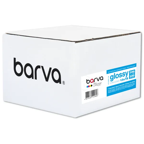 Фотопапір глянцевий 200 г/м2, 13x18 см, 500 арк Original Barva (IP-C200-118)
