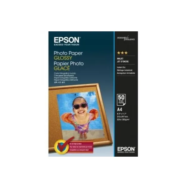 Фотопапір Glossy A4, 50 л Epson (C13S042539)