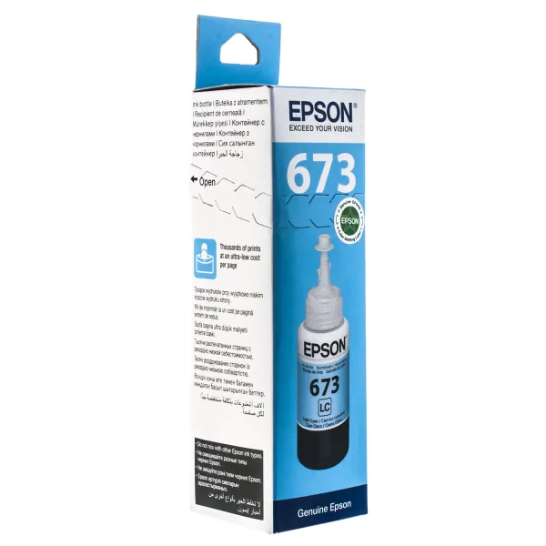 Чорнило L800 світло-блакитні, 70 мл Epson (C13T67354A)
