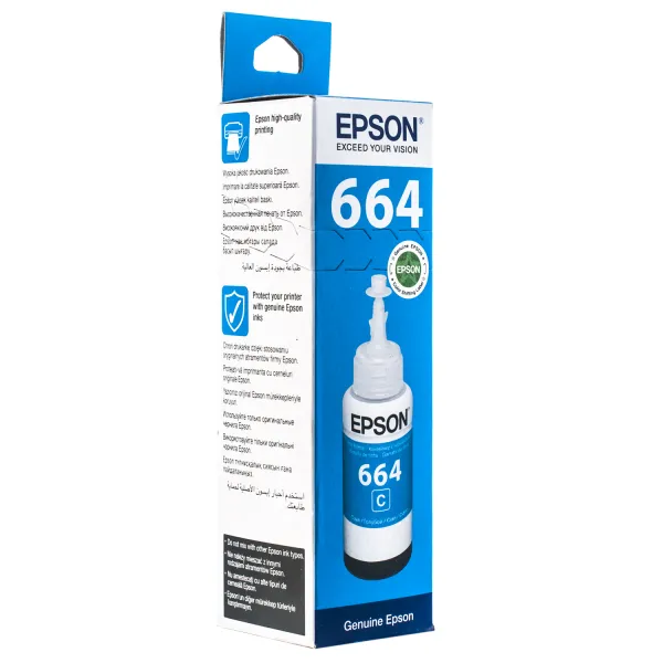 Чорнило L100/L200 блакитні, 70 мл Epson (C13T66424A)