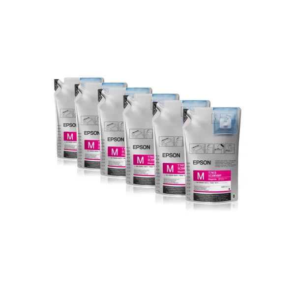 Комплект чорнил T741300 пурпурові, 6x1 л Epson (C13T741300)