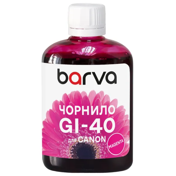 Чорнило сумісне для Canon GI-40 M спеціальне 100 мл, водорозчинне, пурпурове Barva (CGI40-745)