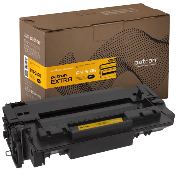 Картридж сумісний HP 51A (Q7551A) Extra Patron (PN-51AR)