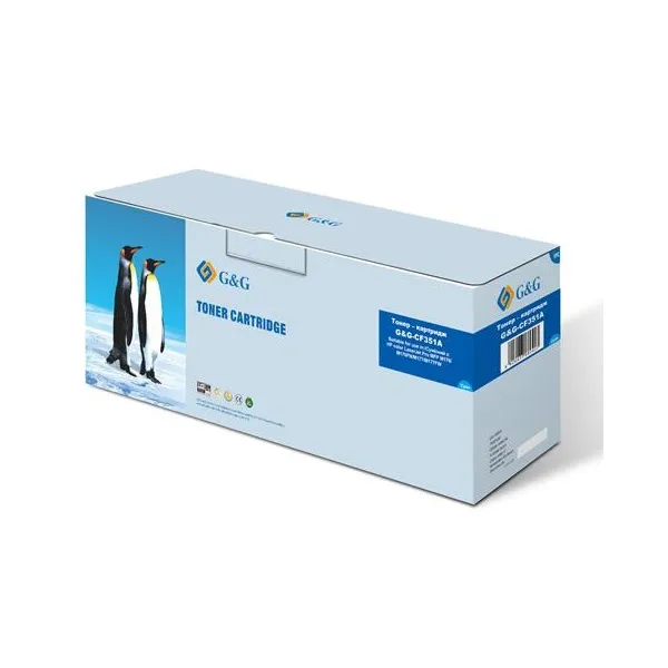 Тонер-картридж сумісний HP 130A (CF351A) блакитний G&G (G&G-CF351A)