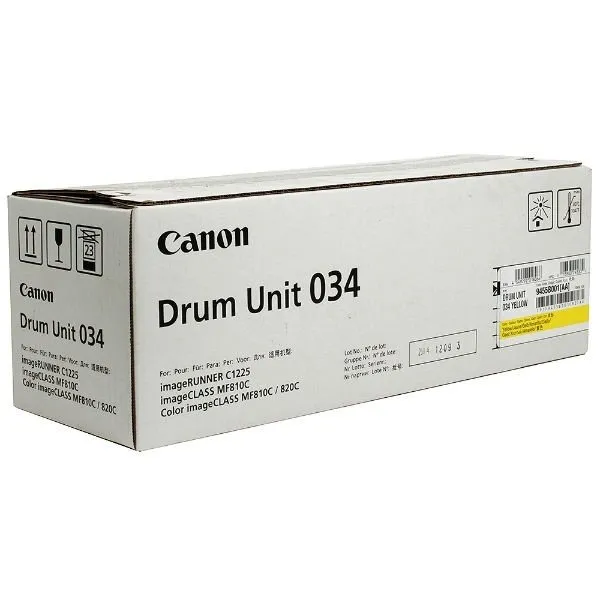 Драм-картридж 034 жовтий Canon (9455B001AA)