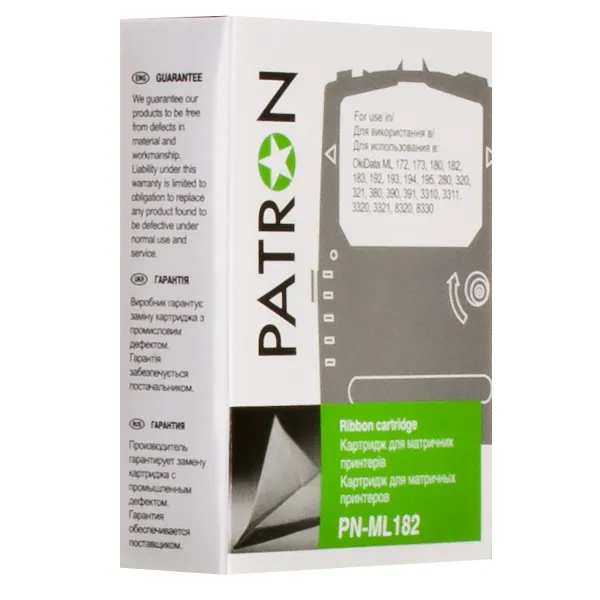 Картридж сумісний Oki MicroLine 182 чорний Patron (PN-ML182)