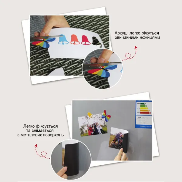 Фотопапір магнітний матовий 650 г/м2 (0.3 мм), 10x15 см, 5 арк Everyday Barva (IP-MAG-AE-333) - Фото 2