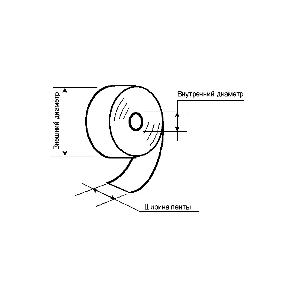 Стрічка касова (термострічка) 80 мм 75 м - Фото 2