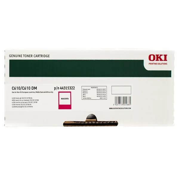 Тонер-картридж C610 NEU пурпуровий Oki (44315322)