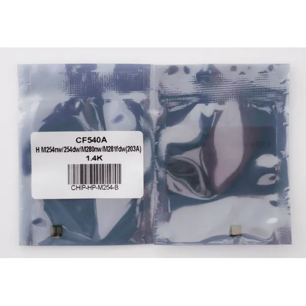 Чип HP LJ M254, CF540A 1,4K, чорний Everprint (CHIP-HP-M254-B) - Фото 2