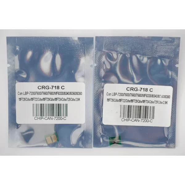 Чип Canon 718 2,9K, блакитний Everprint (CHIP-CAN-7200-C) - Фото 2