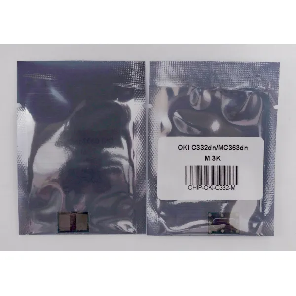 Чип Oki C332 3K, пурпуровий Everprint (CHIP-OKI-C332-M) - Фото 2