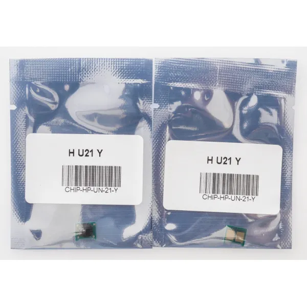 Чип HP LJ P1005/1505/1102/2035/M401/425 CLJ CP1215/1525/2020/M251/351/451/476 U21 універсальний, жовтий Everprint (CHIP-HP-UN-U21-Y) - Фото 2