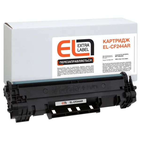 Картридж сумісний HP 44A (CF244A) Extra Label (EL-CF244AR)