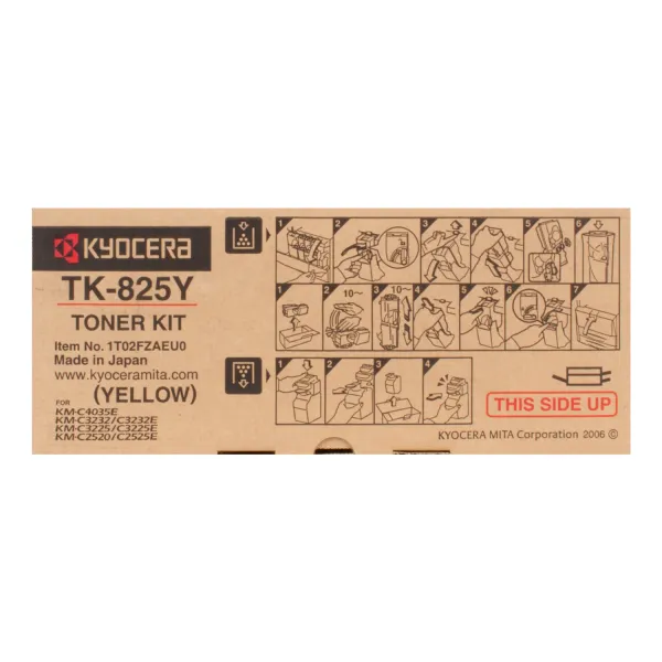 Тонер-картридж TK-825 жовтий Kyocera Mita (1T02FZAEU0) - Фото 5