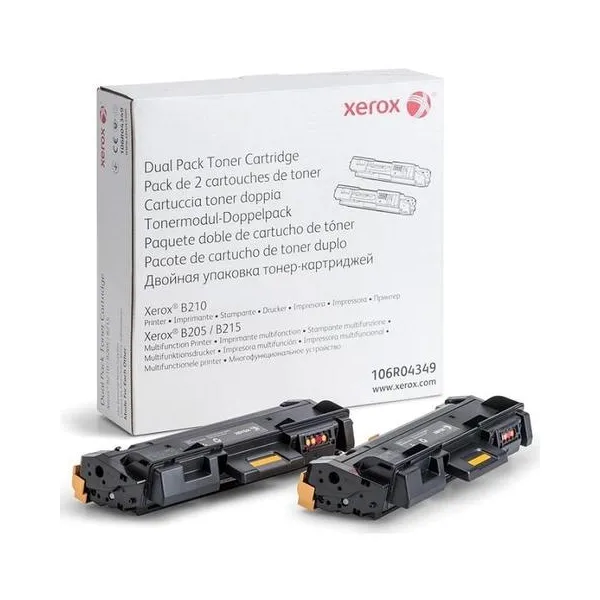 Тонер-картридж B205/B210, подвійна упаковка Xerox (106R04349)