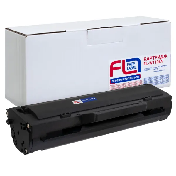 Картридж сумісний HP 106A (W1106A) Free Label (FL-W1106A)