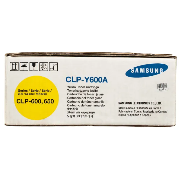 Тонер-картридж CLP-600Y желтый Samsung (CLP-600Y) - Фото 2