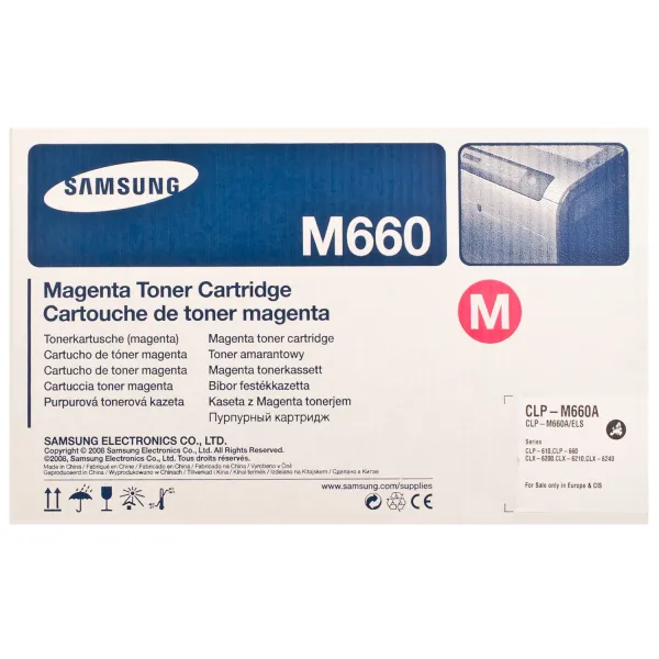 Тонер-картридж CLP-M660A пурпурный Samsung - Фото 5
