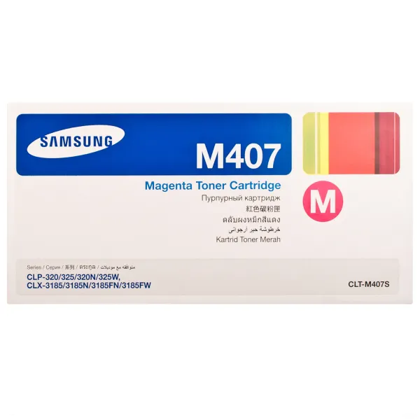 Тонер-картридж CLT-M407S пурпуровий Samsung (SU266A) - Фото 5