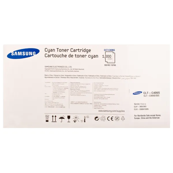 Тонер-картридж CLT-C409S блакитний Samsung (SU007A) - Фото 6
