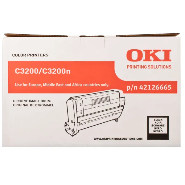 Драм-картридж C3200 чорный Oki (42126665) - Фото 2